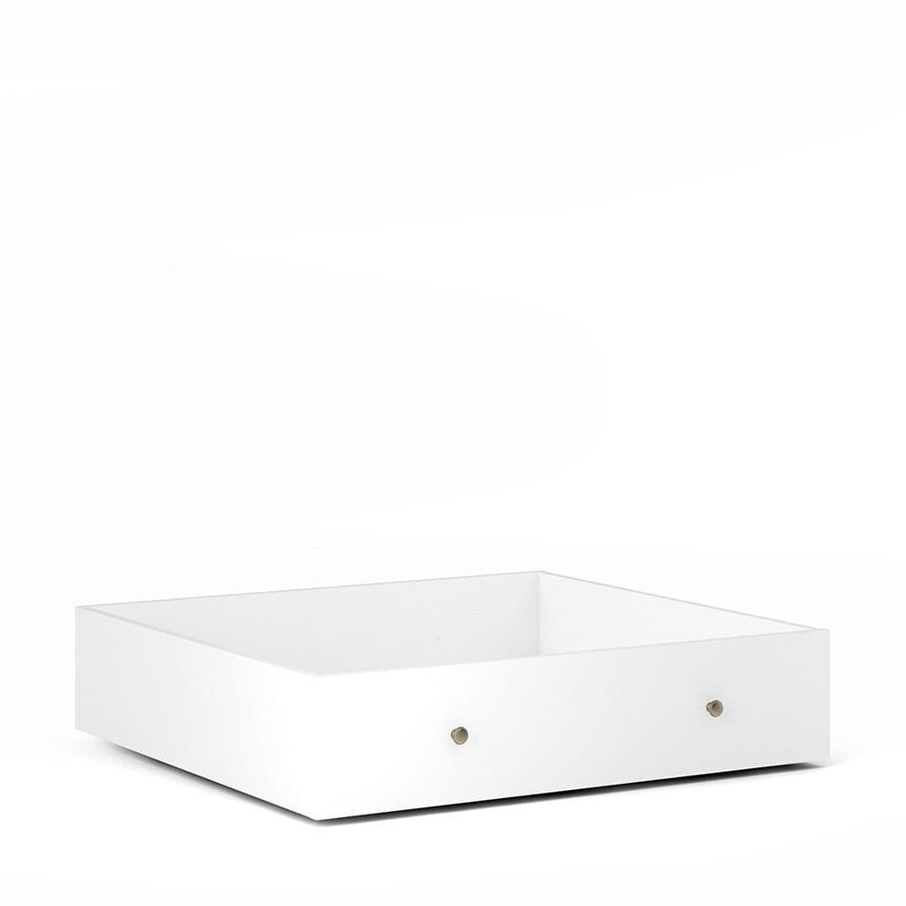 Parisian Chic Underbed Storage Drawer for Single Bed in White